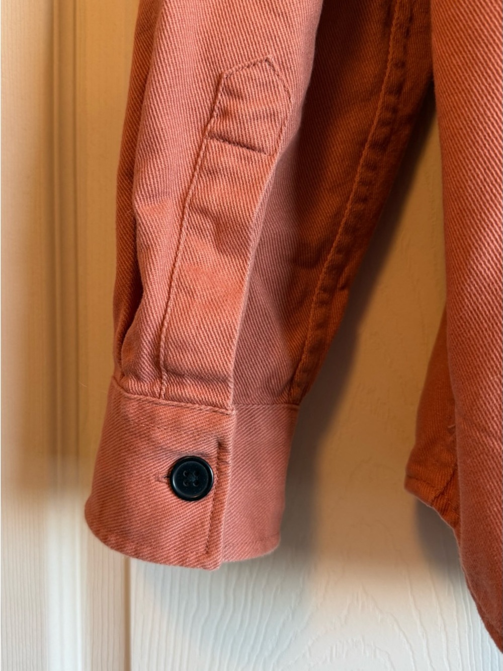 H&M Orange Button-Up - Picture 6 of 7
